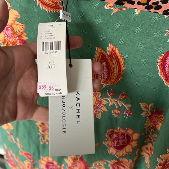 NWT ANTHROPOLOGIE X KACHEL KIMONO SIZE ONE SIZE - Picture 6 of 8